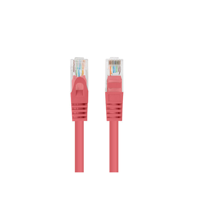 Patchcord CAT.6 UTP 0.25M red Fluke passed Lanberg - Image 2