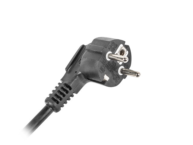 Power distribution unit (PDU) 19" Lanberg 1U 16A 2M 7X schuko outlets black - Image 3