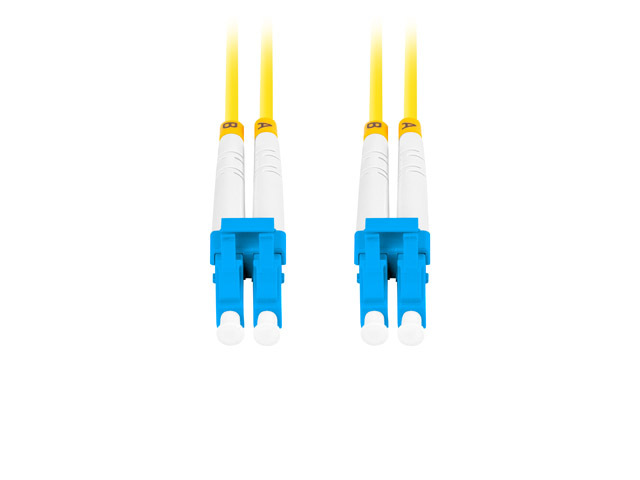 Fiber optic patchcord SM LC/UPC-LC/UPC duplex 10m LSZH G657A1 3.0mm yellow Lanberg - Image 4
