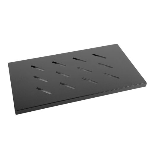 19" FIXED SHELF 1U/465X515MM MAX LOAD CAPACITY UP TO 120KG BLACK LANBERG
