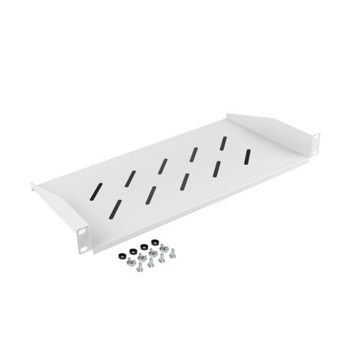 19" FIXED SHELF 1U/483X220MM MAX LOAD CAPACITY UP TO 25KG GREY