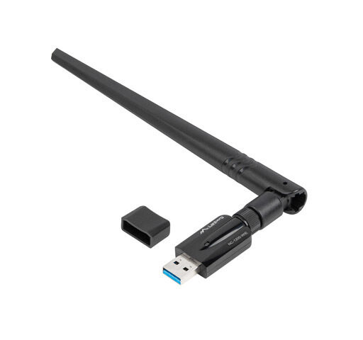USB ADAPTER WIRELESS NETWORK CARD NC-1200-WIE AC1200 DUAL BAND 1X INTERNAL + 1X EXTERNAL ANT